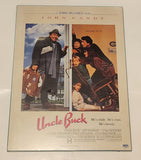 Vintage Original 1989 MCA Home Video Uncle Buck John Candy 27" x 37 1/2" Movie Store Advertising Poster