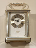 Vintage Hermle Quartz 5" Tall Brass Carriage Clock Made in Germany