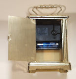 Vintage Hermle Quartz 5" Tall Brass Carriage Clock Made in Germany