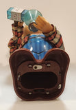Vintage 1960s Blushing Willy Animated Bartender Tin Litho 10 1/4" Tall Battery Operated Electro Toy NEEDS REPAIR