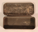 Antique 1930s Oxo Brand Cubes Red Tin Metal Container