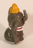 Vintage Walt Disney Productions Dumbo Elephant 3 1/2" Tall Porcelain Ceramic Figurine Made in Japan