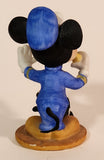 Vintage Walt Disney Productions Mickey Mouse Police Officer Blowing Whistle with Figaro The Cat 3 3/4" Tall Porcelain Figurine