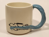 Rare Hallmark Peanuts Linus and Snoopy with Blue Blanket White Ceramic Coffee Mug Cup