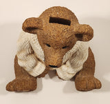 Elby Gifts Powerplay Teddies NHL Toronto Maple Leafs Ice Hockey Team Teddy Bear 7 1/4" Tall Resin Coin Bank