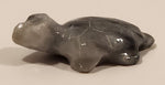 Miniature 1 1/4" Hand Carved Polished Onyx Marble Stone Sea Turtle Figurine