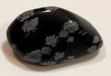 Snowflake Obsidian Black Polished Stone