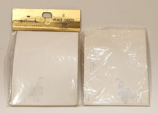 Vintage Hallmark Coutts Canada 8 Place Cards New in Package Plus 4 in Opened Package&nbsp;12 Total