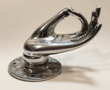 Vintage Thai Buddha Vitarka Mudra 6" Hand Aluminum Wall Mount Towel Holder