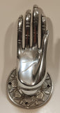 Vintage Thai Buddha Vitarka Mudra Hand 6" Aluminum Wall Mount Towel Holder