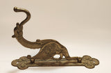 Dragon Coat Jacket Towel Keys Brass Metal Wall Hanger
