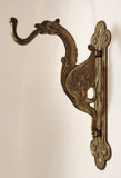 Dragon Coat Jacket Towel Keys Brass Metal Wall Hanger