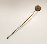 Vintage Twisted Brass Candle Wick Flame Snuffer Tool