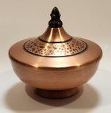 Vintage Fantasy Copperware Ltd. Solid Copper Lidded Bowl Made in Canada