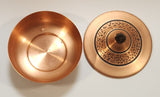Vintage Fantasy Copperware Ltd. Solid Copper Lidded Bowl Made in Canada