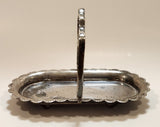 Vintage 1921-1947 E & J Leek EPNS Small Silverplated Tray with Handle Made in England