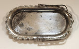 Vintage 1921-1947 E & J Leek EPNS Small Silverplated Tray with Handle Made in England