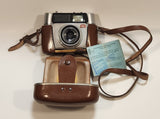 Vintage Braun Nuremburg Paxette Electromatic 40mm Rangefinder Film Camera in Brown Leather Case