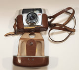 Vintage Braun Nuremburg Paxette Electromatic 40mm Rangefinder Film Camera in Brown Leather Case