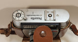 Vintage Braun Nuremburg Paxette Electromatic 40mm Rangefinder Film Camera in Brown Leather Case