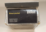 Braun Pocket Battery Shaver in Box