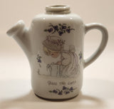 Rare 1989 Enesco Samuel J. Butcher Precious Moments Bless This Earth Porcelain Watering Can Ornament