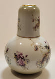 Vintage 1898 China Company Pink Rose Flowers Bedside Porcelain Water Carafe Water Jug with Cup Lid