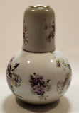 Vintage 1898 China Company Pink Rose Flowers Bedside Porcelain Water Carafe Water Jug with Cup Lid