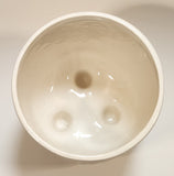 Urban Trends 5" Tall Footed Ceramic Round Pot