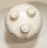 Urban Trends 5" Tall Footed Ceramic Round Pot