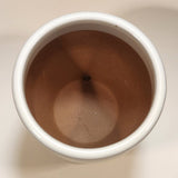 Heavy Clay 4 3/8" Tall Flower Pot with Saucer Base