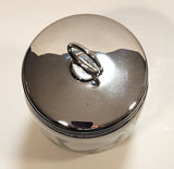 Royal Worcester King Size Blue and Yellow Birds Egg Coddler Poacher Porcelain Jar with Metal Lid Made in England New in Box