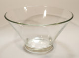Vintage Mid Century Anchor Hocking Heavy 10 3/4" Wide Clear Glass Potato Chip Bowl