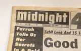 Midnight February 15 1977 Sybil Leek And 15 Top Psychics Reveal... Good News For 1977 Tabloid Newspaper