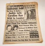 Midnight December 22 1975 Too Busy To Bother... Jackie Lets Caroline Run Wild In London Tabloid Newspaper