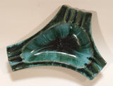 Vintage BMP Blue Mountain Pottery Drip Glaze Ashtray Dish