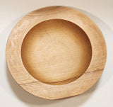 11" Shallow Wood Bowl