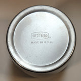 Vintage 1970s West Bend Sugar Coffee Tea Aluminum Metal Storage Canisters
