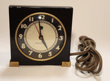 Vintage 1933 The Western Clock Company Westclox Country Club Electric Desk Clock Peterborough Canada