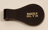 Vintage Salesman Sample No. V 35 Leather Fob Keychain