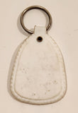 Vintage All American Lock Co. 1015 Mechem 24 Hr. Service Bonded White Plastic Fob Keychain Ring