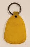 Vintage Sea Land Recreation & Rentals Whitehorse Yukon Yellow Plastic Fob Keychain Ring