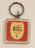 Schenley Golden Wedding Canadian Whisky Acrylic Fob Keychain Ring