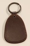 Vintage Sea Land Recreation & Rentals Whitehorse Yukon Brown Plastic Fob Keychain Ring