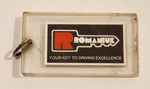 Vintage Romaniuk Your Key To Driving Excellence Leduc Alberta Acrylic Fob Keychain