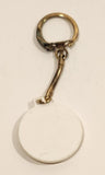 Tag Master Splendor Key Tag White Plastic Fob Keychain Ring
