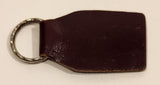 Compliments Classic Auto Repair Edmonton Alberta Brown Leather Fob Keychain Ring