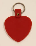 Vintage Action Ford Sales Ltd. Montreal Red Plastic Fob Keychain Ring