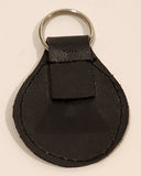 Vintage Triangle Club Leather Fob Keychain Ring
