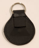 Vintage Triangle Club Leather Fob Keychain Ring